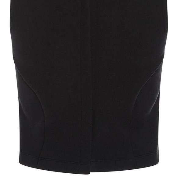 ISA ARFEN UK New Cropped Vest TOP Blouse Stretch Cotton Full Back Zip BLACK πHP - Picture 10 of 11